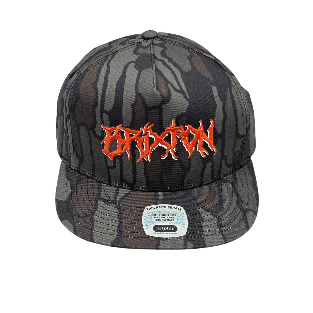 Brixton Void Hunter Snapback Hat Cap Bark Camo Camouflage Adjustable OSFA NWT